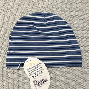 PKB Kids Striped Navy Beanie